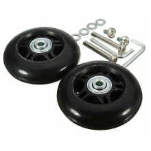 Set Of 2 Replacement Suitcase Wheels With Black Axles 40mm*18mm Universal Suitcase Wheel