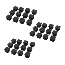 36 Pcs 15mm X 15mm Plastic Square Caps Tube Pipe Inserts End Blanking