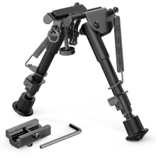 2 In 1 Bipod 6 Inch To 9 Inch Adjustable Height Rail Mount Adapter Included- Ruikalucky