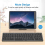 Foldable , Usb Rechargeable Wireless Keyboard For Ios, Android, Windows Pc Laptop Smartphone-black 4