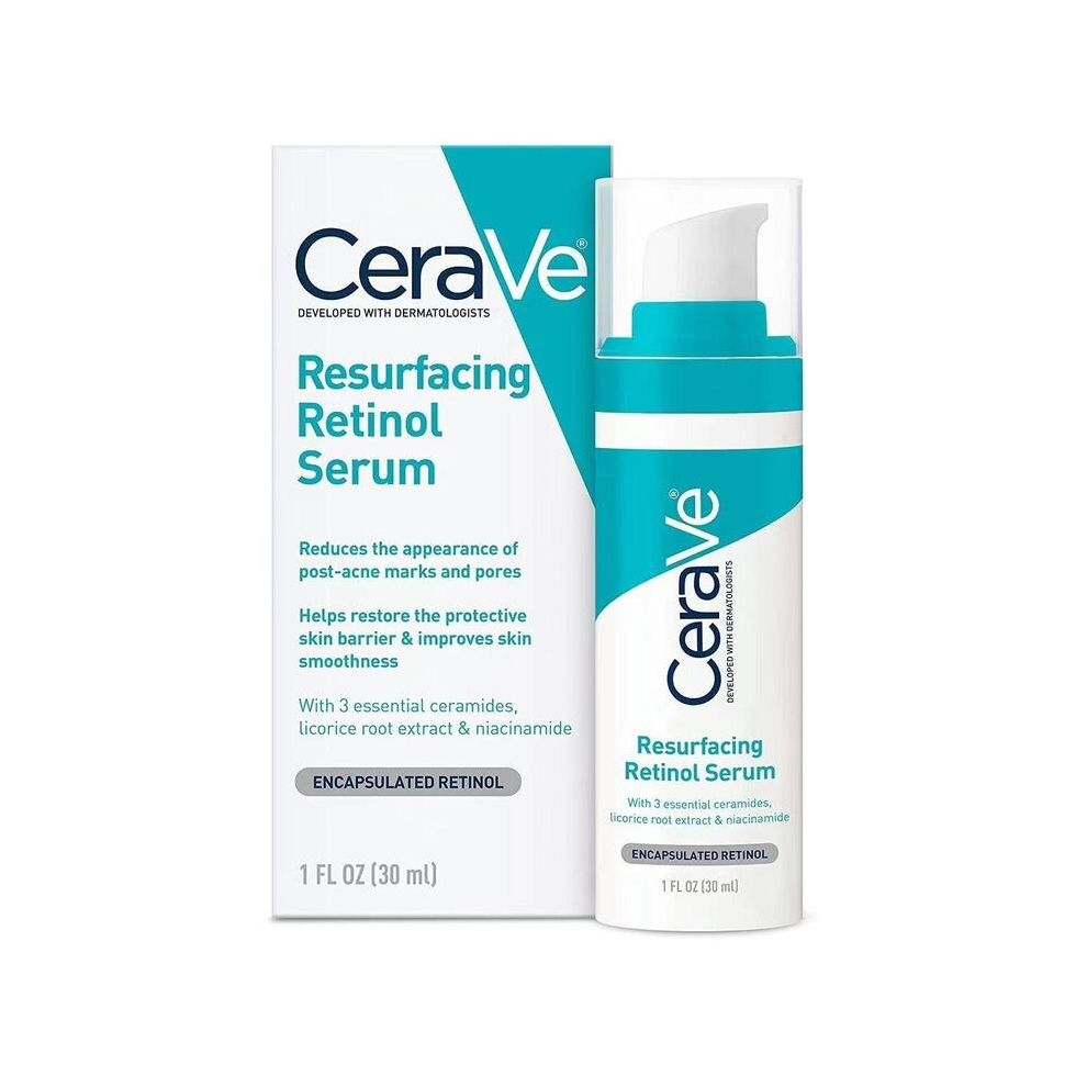 (Resurfacing Retinol) New CeraVe Resurfacing Retinol Serum Skin Renewing Serum Retinol  Moisturizing