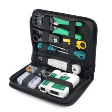 Network Cable Repair Tool Kit Set Rj45 Rj11 Cat6 Cable Tester Test Crimper