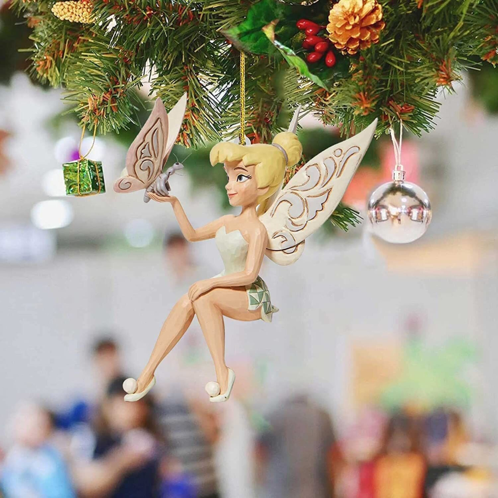 (  TinkerBell) Princess Christmas Tree Pendant Xmastree Ornaments Holiday Hanging Decor