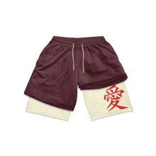 (Naruto H, S) Naruto Anime Gym Sports Shorts Fitness Running