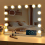 Led Mirror Usb Makeup With Lights Lighted 10 Bulbs 3 Lighting Modes Tabletop Wall Mounted Cosmetic Mirror (only Lights) 1