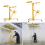 Living And Home Profession Mobile 11ft Drywall Hoist Plasterboard Lifter Caster Panel Sheet Lift 4