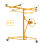 Living And Home Profession Mobile 11ft Drywall Hoist Plasterboard Lifter Caster Panel Sheet Lift 5
