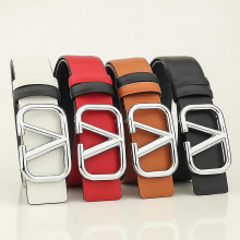 Women's Belt V Belt Silvery