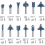 Router Bit Set - 12 PCS Straight Groove Cutters for Woodworking in Plastic Case 5