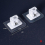 4 Pack Self Adhesive Adjustable Curtain Rod Holder Clamp Hooks Rod Bracket 3