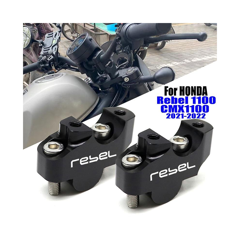Cm1100 Handlebar Riser For Honda Rebel Cm Cmx 1100 2021 2022 Cmx1100 Handle Bar Back Move Mount Raised Extend Clamp Adapter Moto 9352969075935
