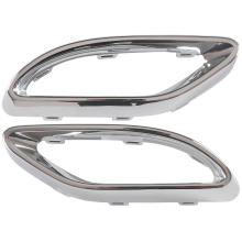 1 Pair Rear Exhaust Pipe Trim Bezel Fit For Mercedes W177 A W238 E W205 C 2058852221,2058852321