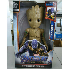 30cm Marvel Avengers Endgame Guardians Groot Action Figure Toys For Children