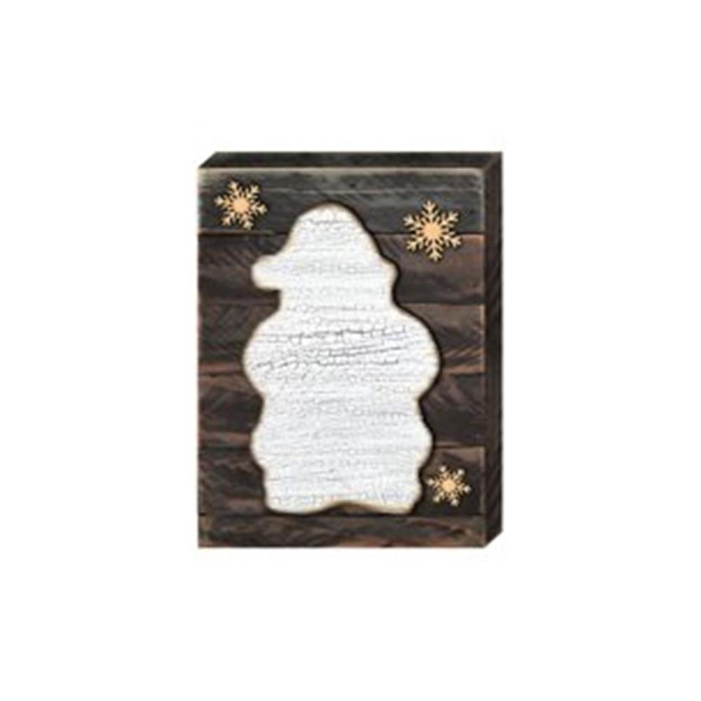 Clean Choice Santa Clause Art On Board Wall Decor