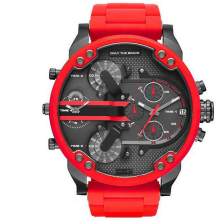 Stainless Steel Watch For Men With Large Dial Quartz Men Watches Dz Fashionable Luxury Business Watches For Men Leather Watches---limenda
