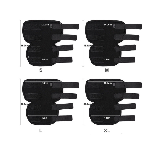 (M) Neoprene Dog Pet Leg Wrap Brace