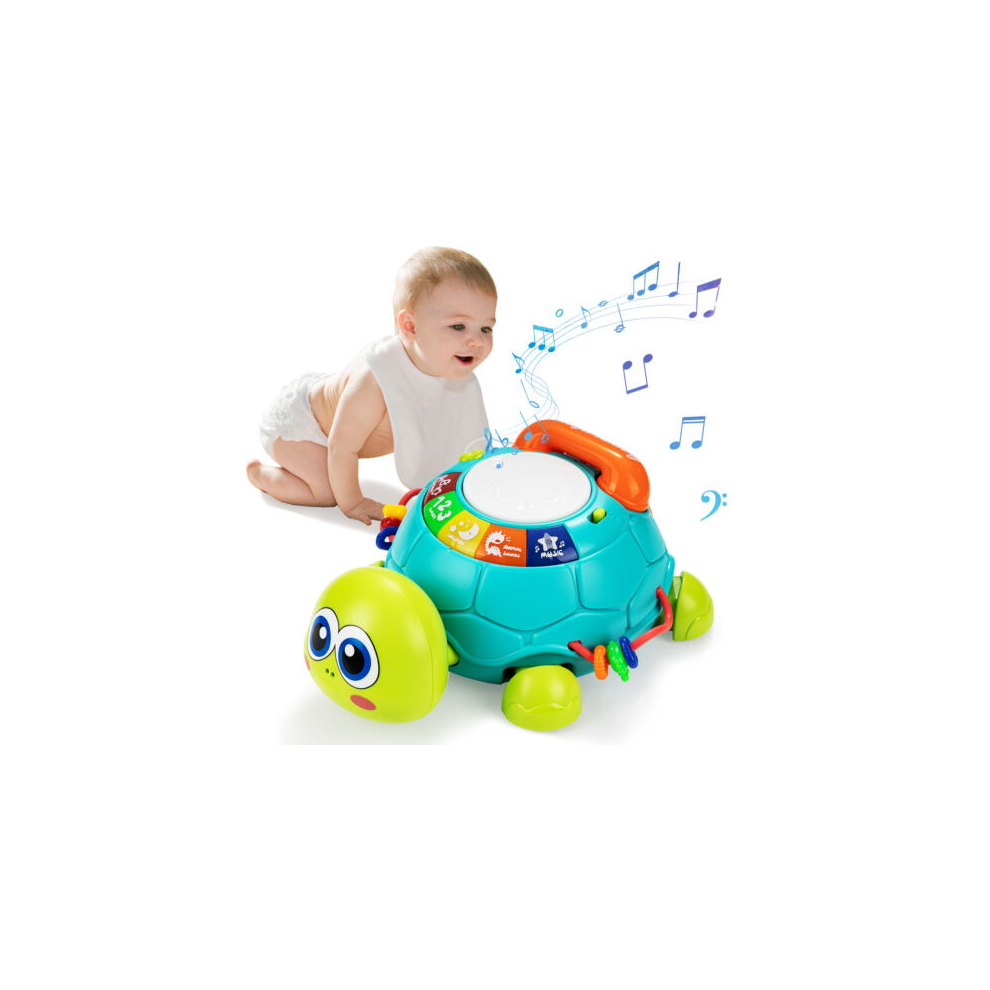 Baby Toys Music Turtle Crawling Light Sound Music Toy Early Learning Educational Toys