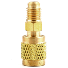 Adapter Cable Hose Connector R22 R134a To R32 R410a Size 1/4" To 5/16" Air Conditioner Fluoride Tube Adapter