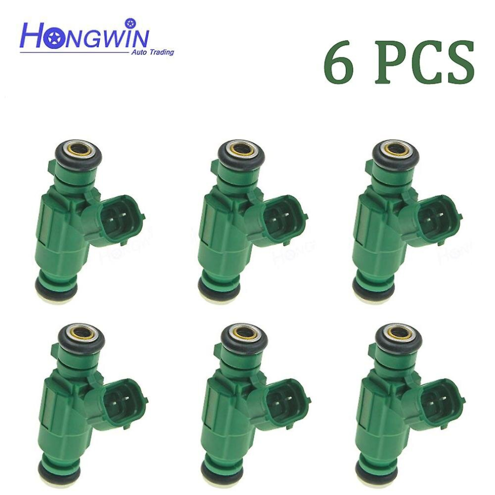 6 35310-37150 3531037150 Fuel Injector For Hyundai Tucson Santa Fe Sonata Kia Sportage Optima Magentis 2.7L 2.5L V6 1999-2010 9352969118403