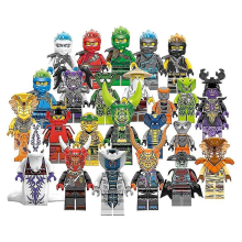 Set Of 24 Pcs Ninja Mini Figures Building Blocks Toys Kids Gift