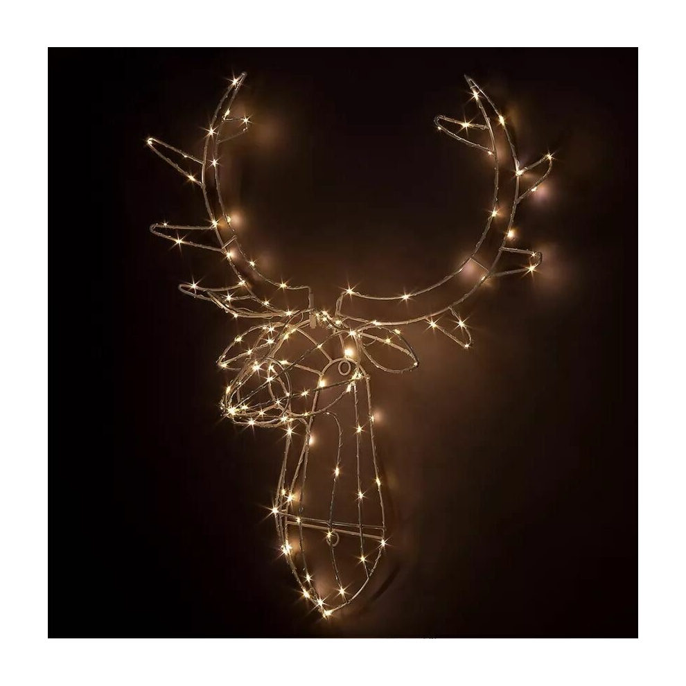 Snowtime LED Stag Head Christmas Light