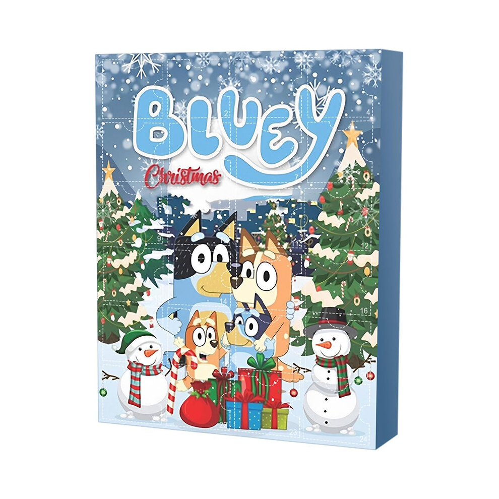 (Bluey Advent Calendar C) Christmas Bluey Advent Calendar Contains 24 Gifts Christmas Countdown Calendar