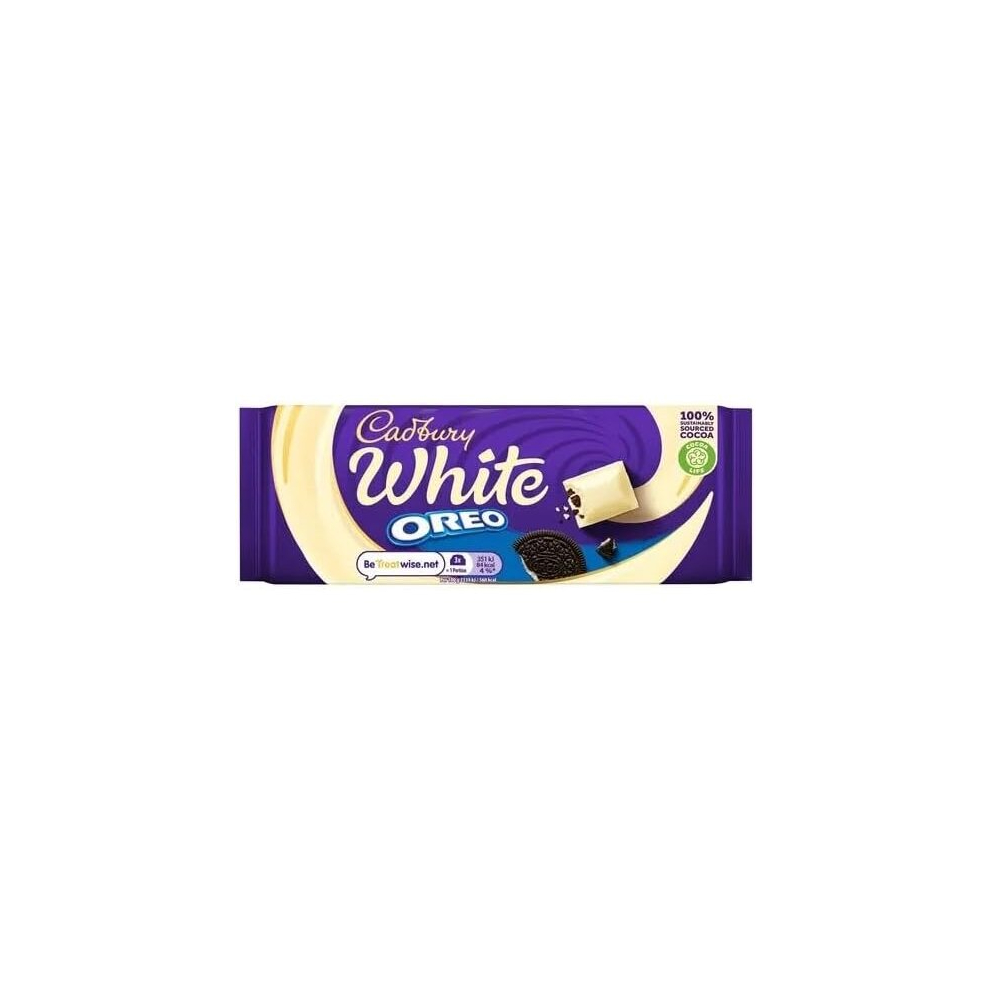 3 x Cadbury White Oreo 120g Delicious Tasty And Twisty