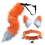 Hair Clips Cocker Tail Animal Element Adjustable Faux Fur Solid Wolf Tail Ears Collar For Cosplay 5