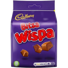 3 x Cadbury Bitsa Wispa 95g Delicious Tasty And Twisty