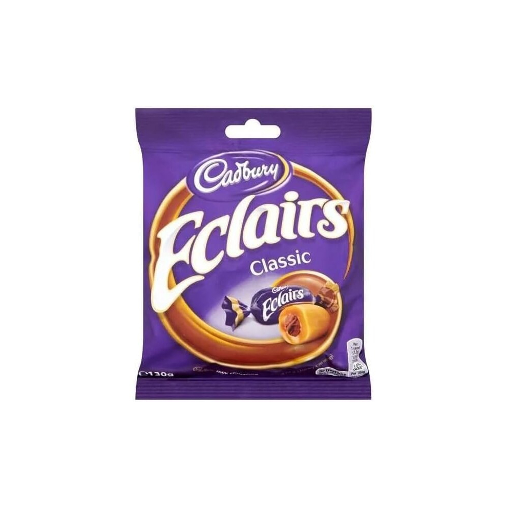 3 x Cadbury Eclairs Classic Chocolate Bag 130g