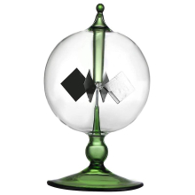 Green Solar Radiometer Crookes Solar Energy Spinning Vanes Windmill Gift Home Desk Decoration
