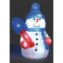 17cm Acrylic Christmas Snowman Figure