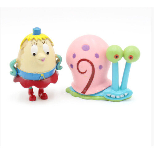 12-teiliges Spongebob Patrick Cartoon Figuren Spielzeug-Set 2