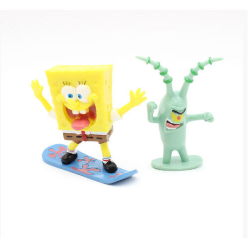 12-teiliges Spongebob Patrick Cartoon Figuren Spielzeug-Set 1