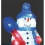 Snow Time 17cm Acrylic Christmas Snowman Figure 2