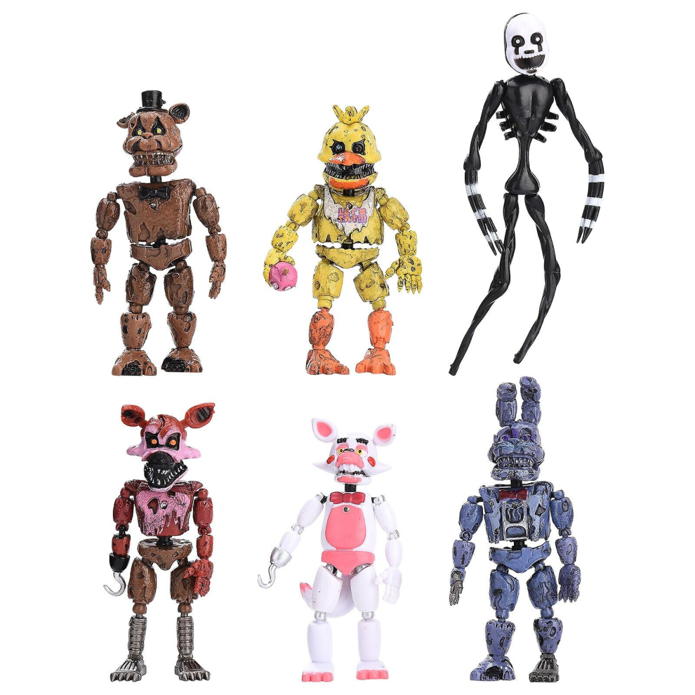 Fnaf Action Figures Toys Dolls Nightmare Five Nights At Freddy's Game Kids Gift