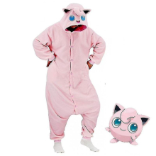(XL) Jigglypuff Costume Full Body Pajamas Halloween Christmas One-piece Kigurumi For Men Women