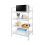 4-Tier Slim Rolling Storage Cart on Wheels – Space-Saving Mesh Wire Trolley with Lockable Wheels for Kitchen, Bath, Office 1