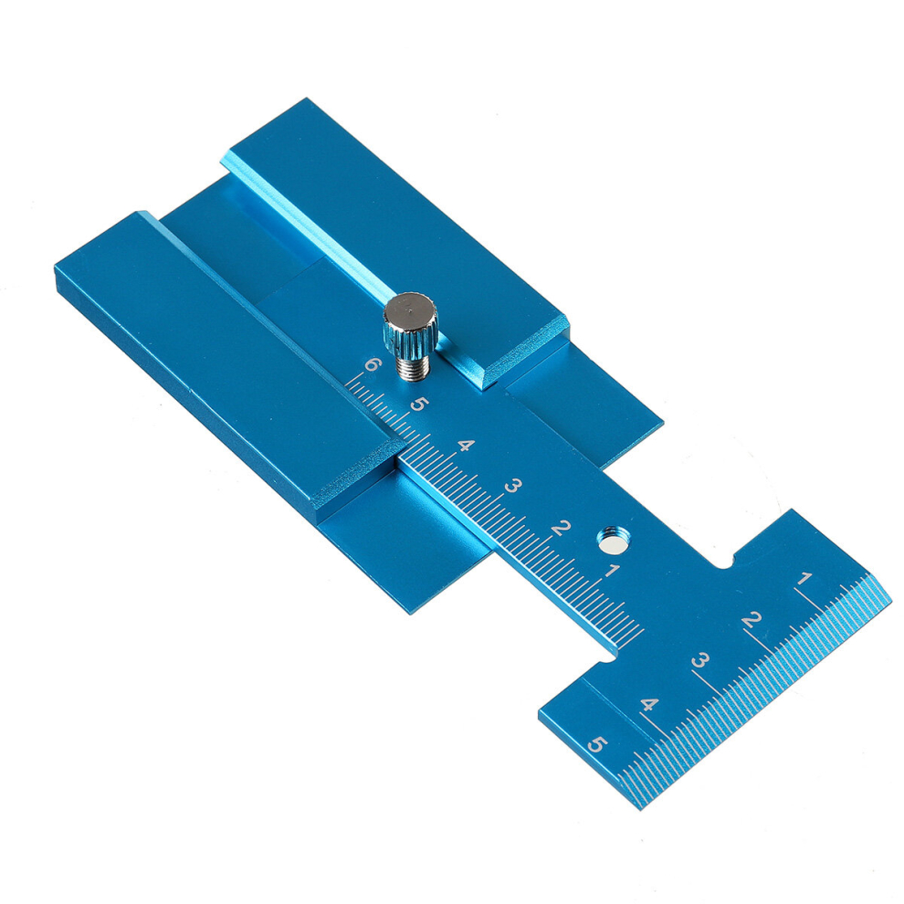 Metric Table Saw Height Ruler Depth Measuring Gauge Height Limited Gauge Aluminum Alloy Woodworking Measuring Tool For Table Saw Router Table 311483126829