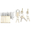 12pcs Unlocking Lock Pick Set with 3pcs Transparent Locks Locksmith Practice Supplies Set 8