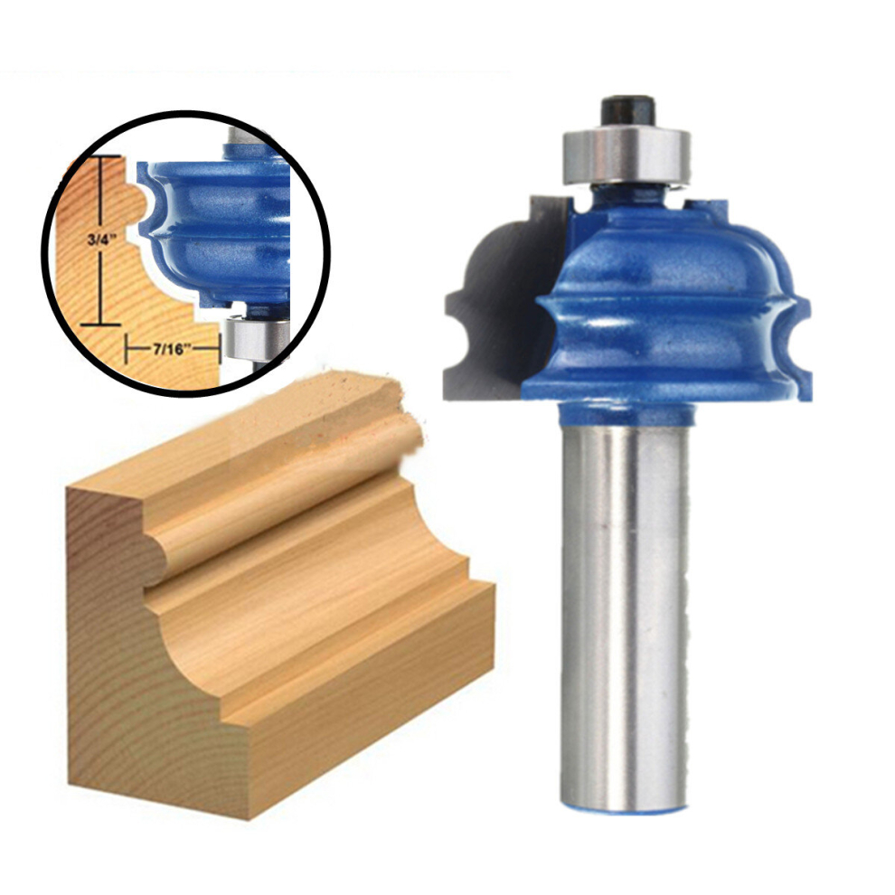 Drillpro Rb28 1/2 Inch Shank Rail And Stile Router Bit Woodworking Chisel Cutter 6901251400677
