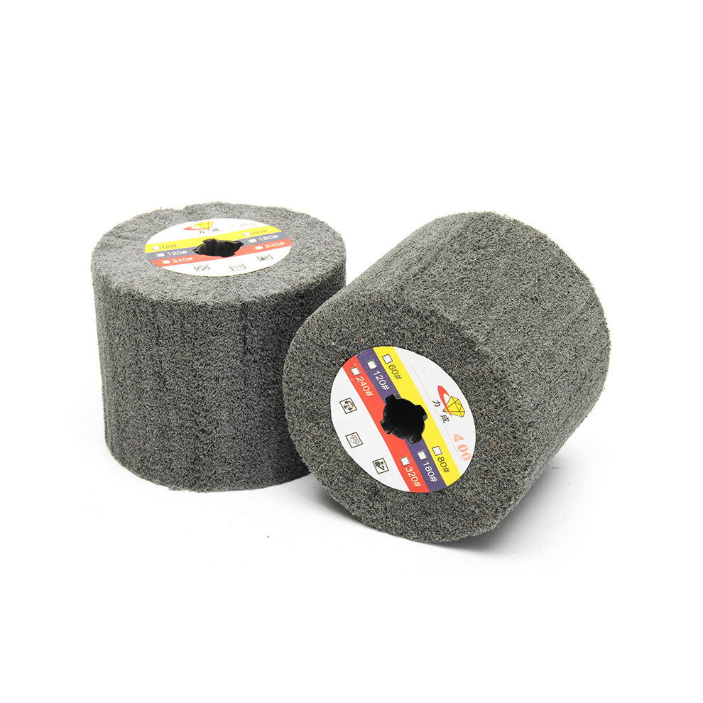 120X100mm 400 To 600 Grit Metal Steel Wire Drawing Burnishing Polishing Wheel For Burnishing Machine 6900292649014