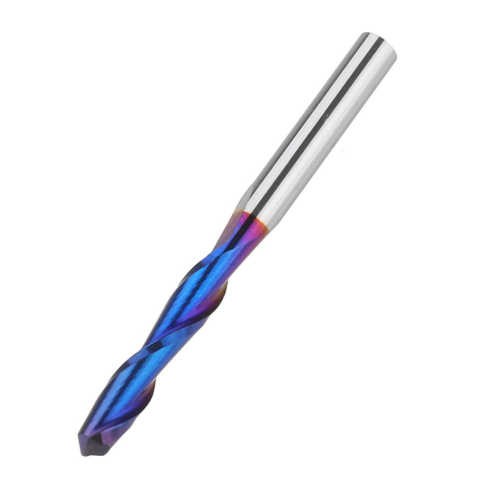 Drillpro 10Pcs 3.175Mm Shank End Mill Blue Coated Spiral Ball Nose Cnc Milling Cutter 3518362730581