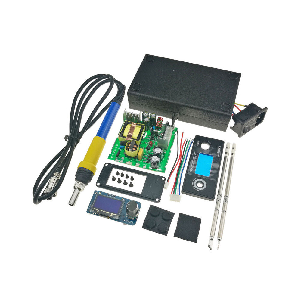 Ksger Stm32 V2.1s T12 Oled Soldering Iron Station Tips Aluminum Alloy 9501 Handle Controller Welding Stand 791177503561