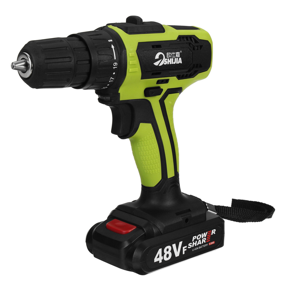 48Vf Cordless Electric Drill Screwdriver Driver W/ 1 Or 2 Li-Ion Battery 6901251119227