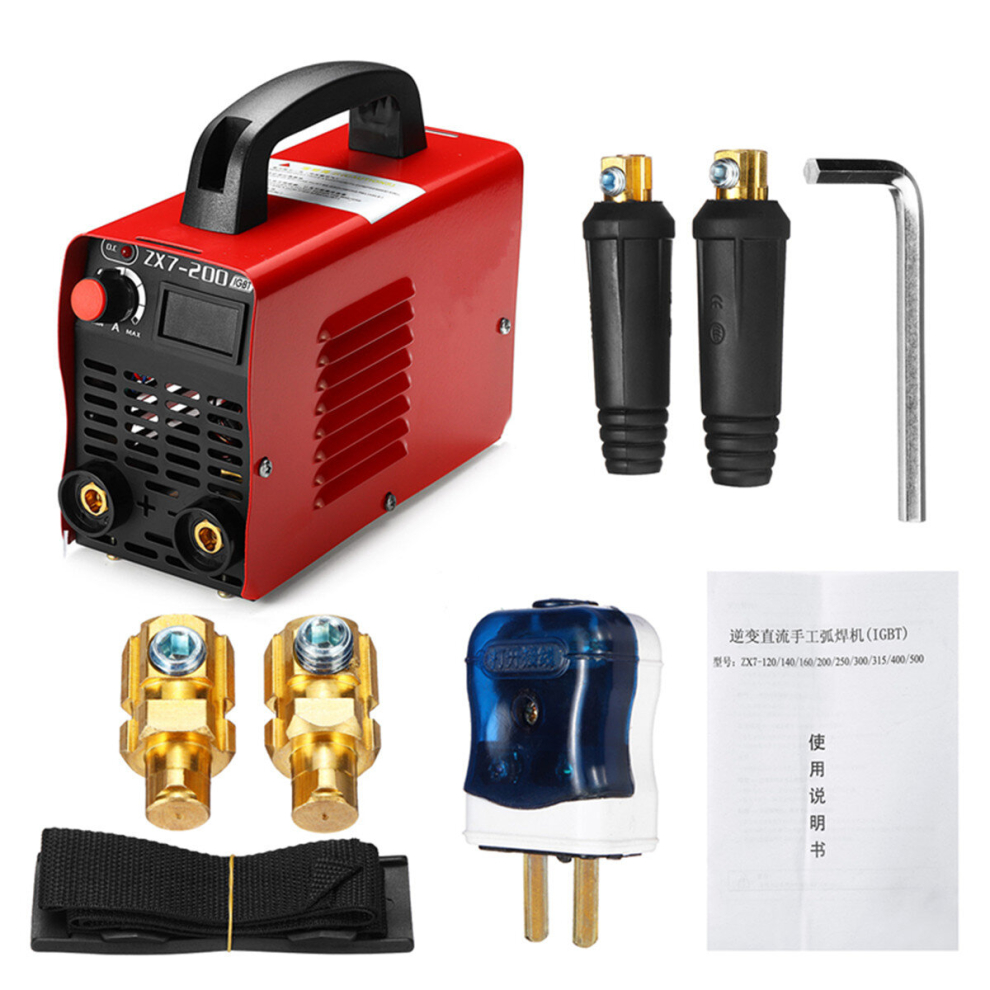 Zx7-200 220V Handheld Mini Mma Electric Welding Tool Digital 20-200A Inverter Arc Welding Machine 818290047786