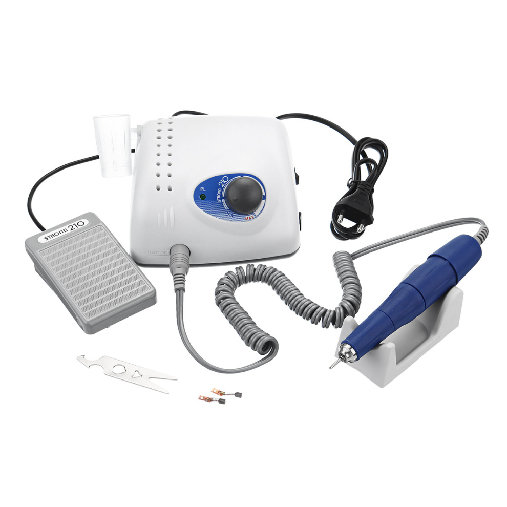 White/Blue 35000Rpm 210+105L Polishing Machine Dental Micromotor Strong Nail Drills Manicure Polishing Machine
