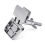 2pcs Screen Printing Butterfly Frame Hinge Clamp Chrome Plated DIY Tool Equipment 10