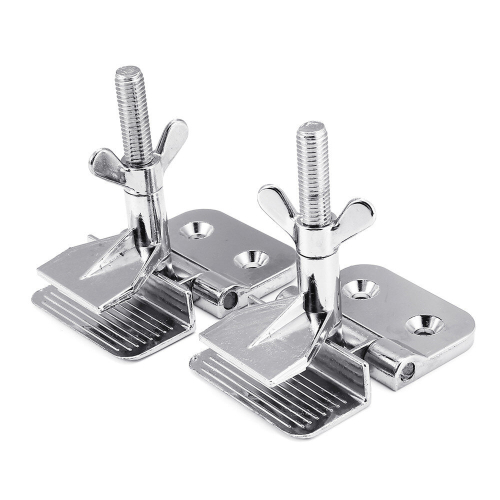 2pcs Screen Printing Butterfly Frame Hinge Clamp Chrome Plated DIY Tool Equipment