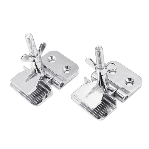 2pcs Screen Printing Butterfly Frame Hinge Clamp Chrome Plated DIY Tool Equipment 2